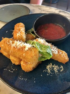 Mozzarella sticks at BAIA in San Francisco