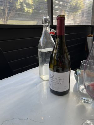 Pinot noir Napa  at BAIA in San Francisco