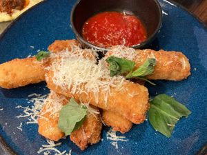 Mozzarella sticks at BAIA in San Francisco