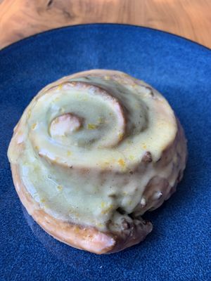 Cinnamon roll  at BAIA in San Francisco