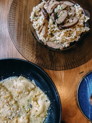 Mafaldine and ravioli  at BAIA in San Francisco