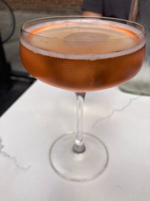 Peach fellini at BAIA in San Francisco