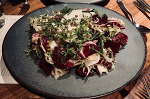 Chicories salad  at BAIA in San Francisco