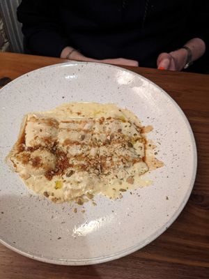 Raviolis at BAIA in San Francisco