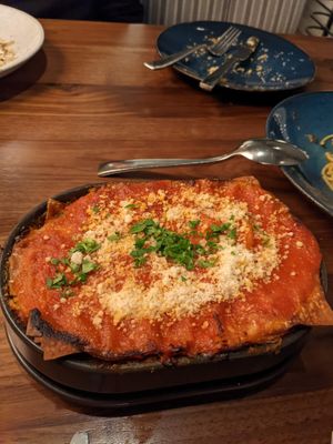 Lasagna at BAIA in San Francisco