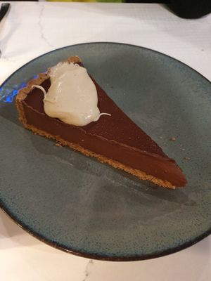 Chocolate torta at BAIA in San Francisco