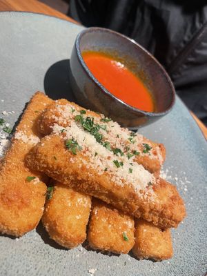 Mozzarella dippers   at BAIA in San Francisco