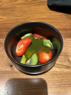 Panna cotta at BAIA in San Francisco