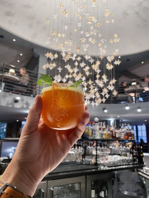 Signature Golden Ticket Cocktail that was recommended by the bartender  at BAIA in San Francisco