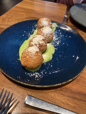 Arancini  at BAIA in San Francisco