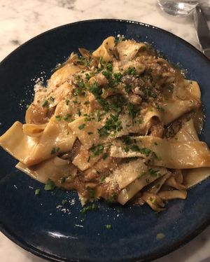 Pappardelle (so delicious I nearly cried)  at BAIA in San Francisco