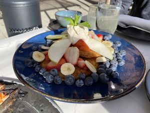Semolina Pancakes at BAIA in San Francisco