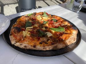 Sausage Pizza at BAIA in San Francisco