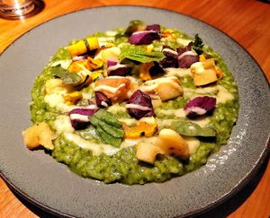Pesto Risotto (GF, NF, SF) at BAIA in San Francisco