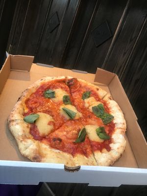 Vegan Margarita pizza at BAIA in San Francisco