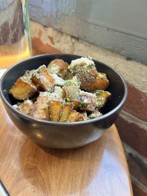 Parmesan potatoes (brunch)  at BAIA in San Francisco