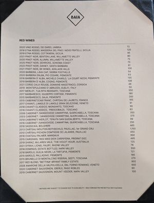  at BAIA in San Francisco