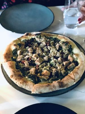 Pesto pizza  at BAIA in San Francisco