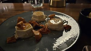 Panna cotta at BAIA in San Francisco