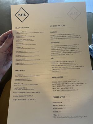   at BAIA in San Francisco