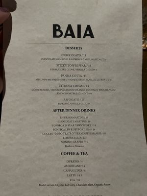   at BAIA in San Francisco