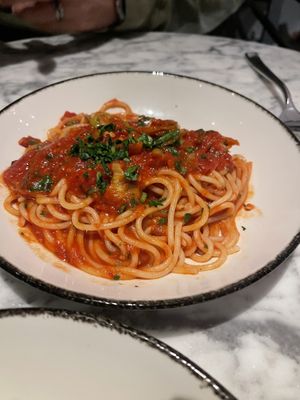 Spaghetti (AMAZING sauce!)  at BAIA in San Francisco