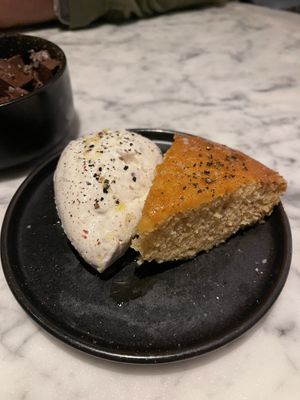 Olive oil cake- soooo yummy!!  at BAIA in San Francisco