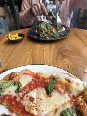 Margarita Pizza & Meatball Sub  at BAIA in San Francisco
