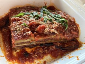 Lasagna at BAIA in San Francisco