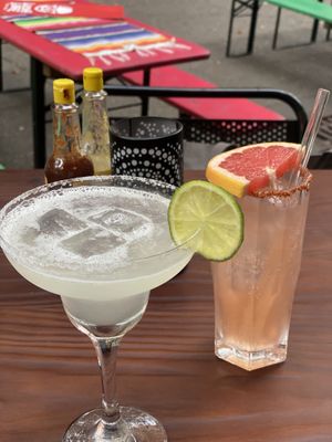 Margarita and Paloma at Lucha Libre in Mannheim