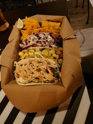 Tacos trio at Ol' Bastard's in Lagos