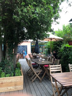 Outdoor area at Bio Pizzeria Vero in Vienna