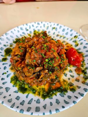 Mixed vegetables side dish at Au Vieux Gassin in Gassin