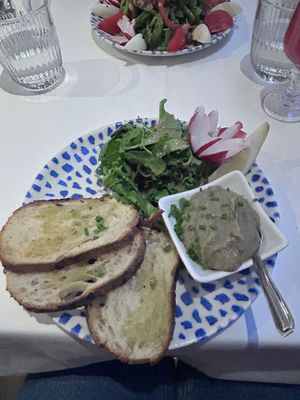 Caviar d’aubergines  at Au Vieux Gassin in Gassin
