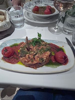 Risotto de légumes  at Au Vieux Gassin in Gassin