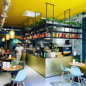 Nice interior at Semsom in Groningen