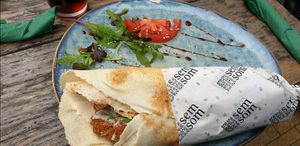 Falafel sandwich at Semsom in Groningen