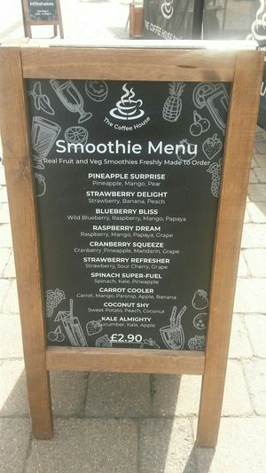Smoothies at The Coffee House in Durham