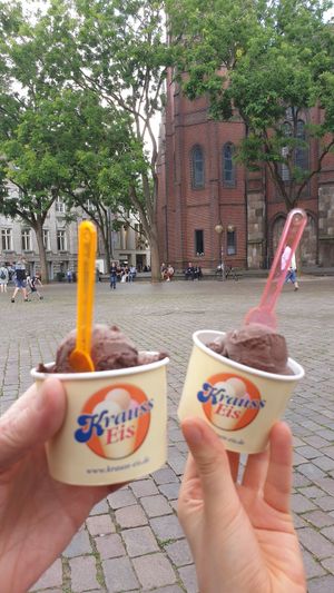 Mousse au chocolat at Krauss Eisdiele in Oldenburg