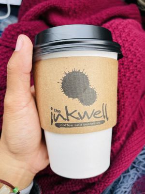 Oatmilk latte  at The InkWell in Littleton