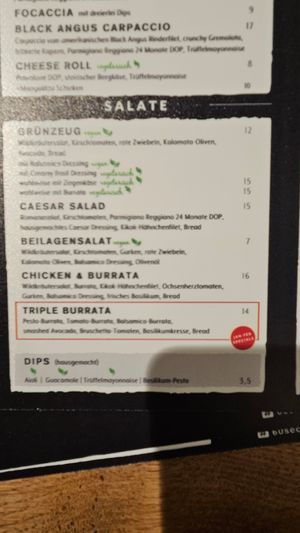 Menu January 2025 at 60 Seconds to Napoli in Leipzig