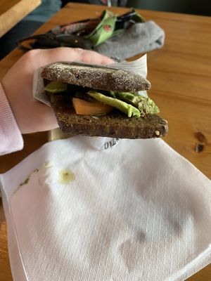 Delicious sandwich  at Juice & Co in Ringsted