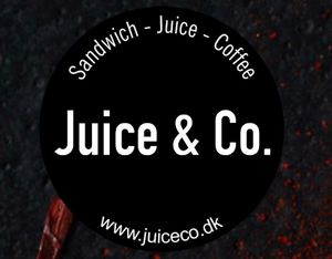 Logo at Juice & Co in Ringsted