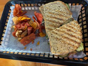 Vegan sandwich  at Driftwood Deli in Munising