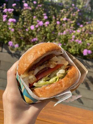 Amy’s burger  at Amy's Drive Thru  in Corte Madera