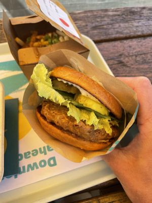 Chicken burger   at Amy's Drive Thru  in Corte Madera