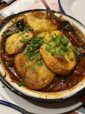 Caponata siciliana  at Casa Leotta in Bilbao