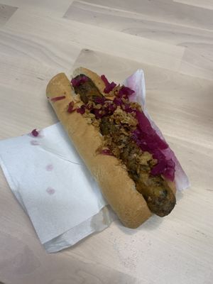 hot dog  at IKEA in Loanhead