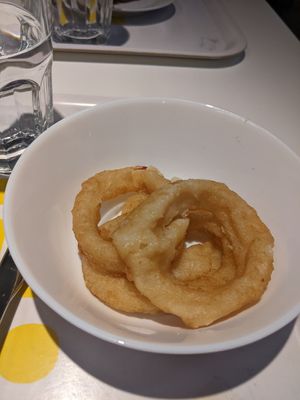 Onion rings 60p at IKEA in Loanhead
