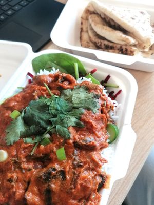 West African Peanut Curry at Icarus and Apollo in Sheffield